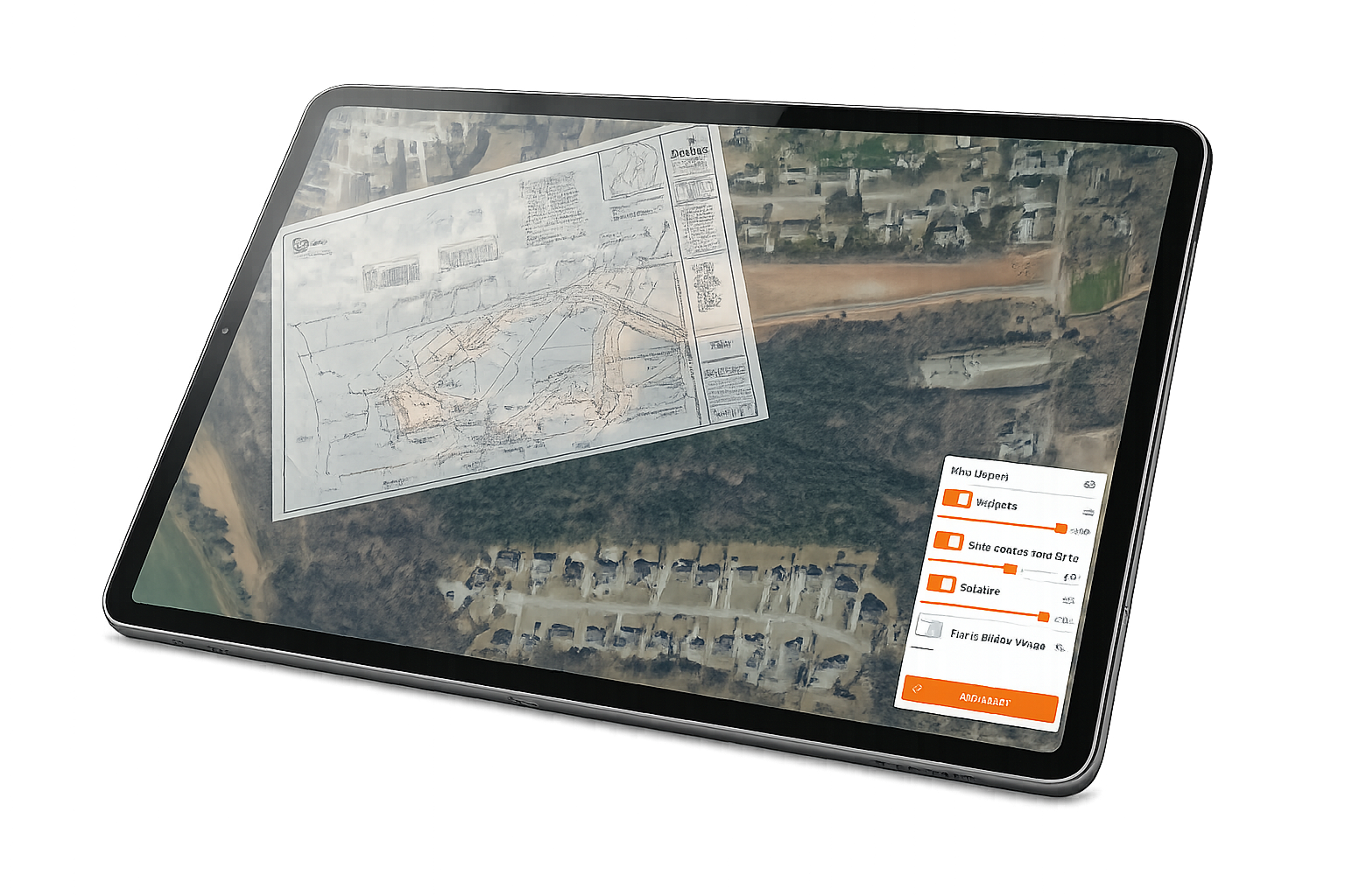 MO-on-tablet-transparent DSB map overlay on tablet